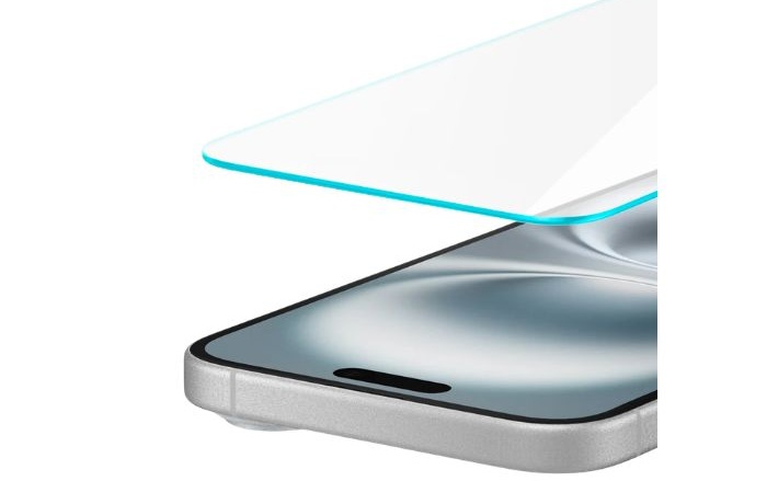 Folie sticlă iPhone 17 Pro  / 16 Pro Spigen Glas.tR EZ FIT natural