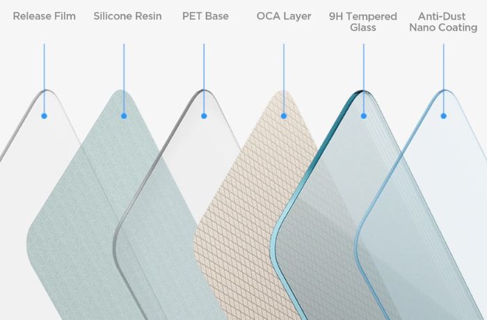 Folie sticlă iPhone 17 Pro  / 16 Pro Spigen Glas.tR EZ FIT sticla securizata
