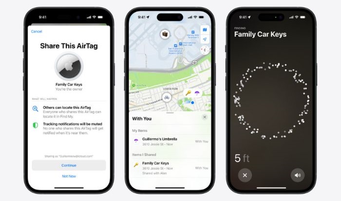 apple airtag are aplicatii de localizare