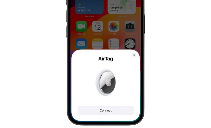 apple airtag este gasit prin find my