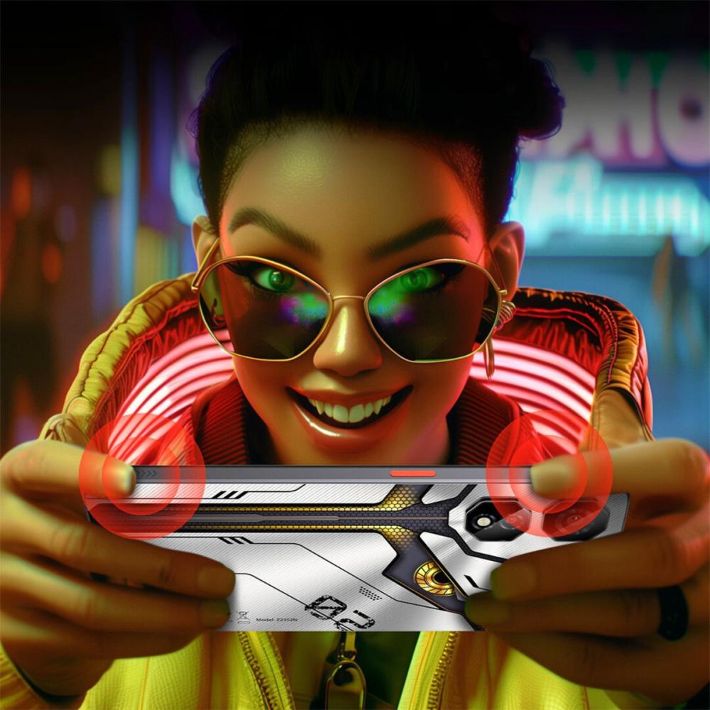 Dual Gaming Shoulder Triggers a Telefonului ZTE nubia NEO 2 5G Dual SIM 256GB, îți permit să adaptezi comenzile în funcție de nevoi.