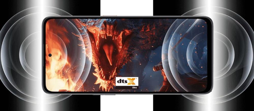 Telefonul ZTE nubia NEO 2 5G Dual SIM 256GB, dispune de difuzoare stereo duale cu tehnologie DTS:X Ultra.
