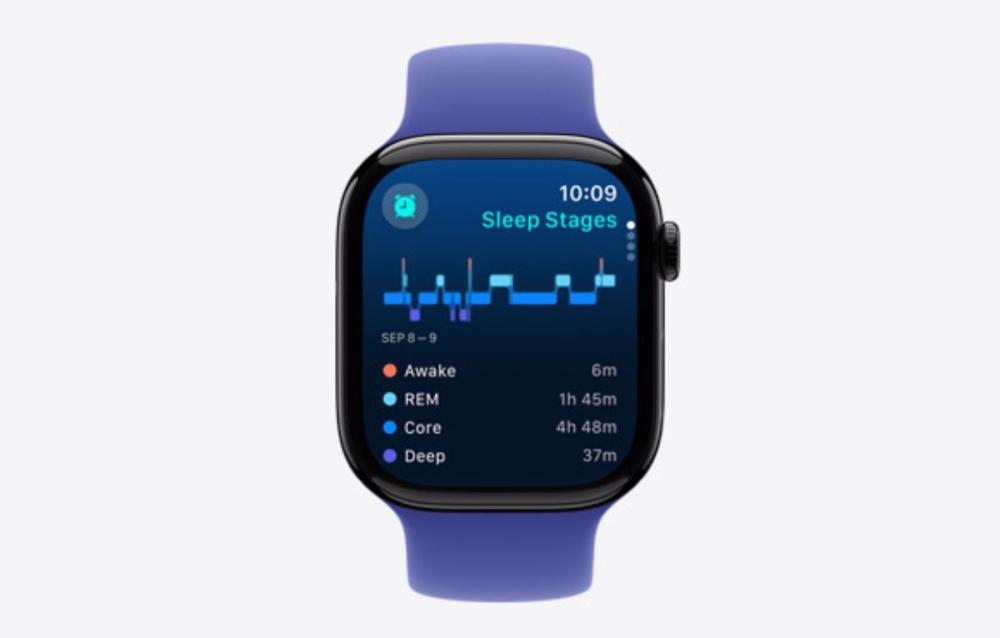 Obții o monitorizare completă a sănătății tale cu ceasul Apple Watch 10 42mm Cellular Titanium, astfel încât să poți face alegeri informate pentru un stil de viață sănătos.