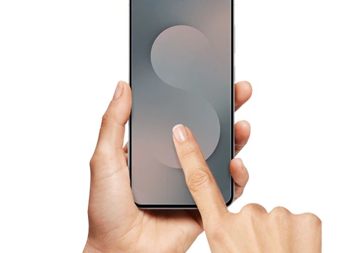 folia de protectie samsung galaxy s25 fe este subtire si pastreaza sensibilitatea ecranului