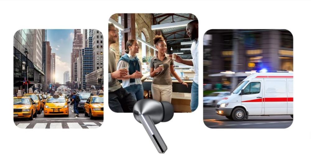 Cu căștile Samsung Galaxy Buds3 Pro beneficiezi de o experiență auditivă adaptată la mediul tău, protejându-te de zgomotele nedorite și asigurându-ți siguranța în situații critice.