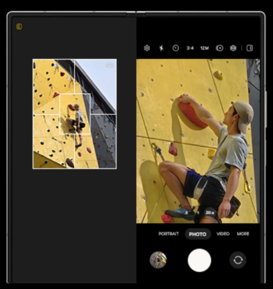 Funcția Zoom Map a telefonului Samsung Galaxy Z Fold6 F956, facilitează navigarea prin imagine într-un mod simplu și eficient.