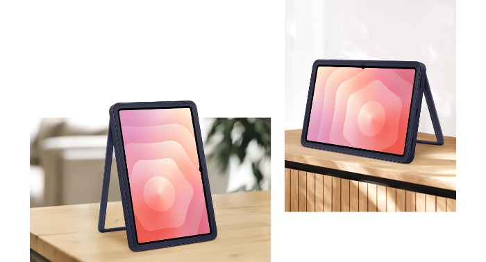 husa frame cover samsung galaxy tab s11 ultra se poate pozitia portret sau peisaj
