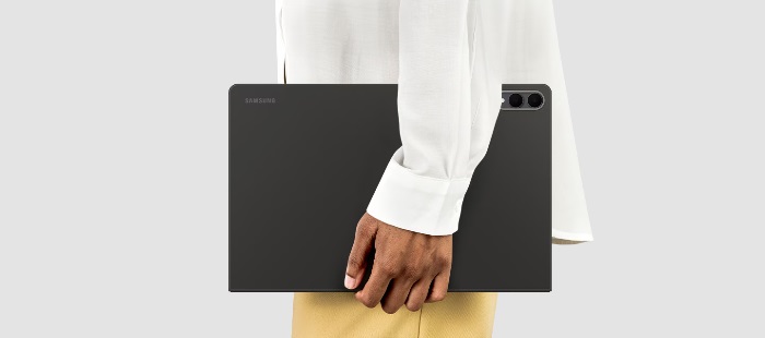 husa samsung galaxy tab 11 ultra book cover este usor de folosit