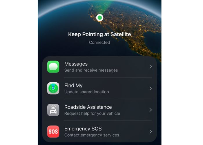 Apple iPhone 17e satelit