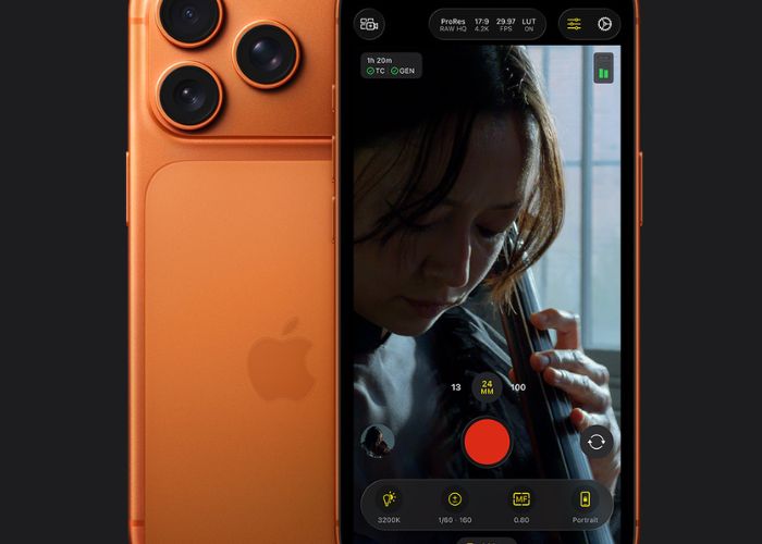 telefonul Apple iPhone 17 Pro Max filmezi profesionist