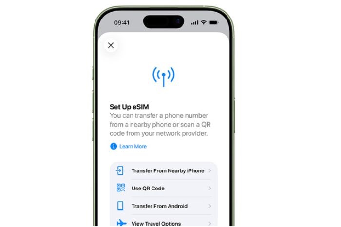 telefonul Apple iPhone Air are esim