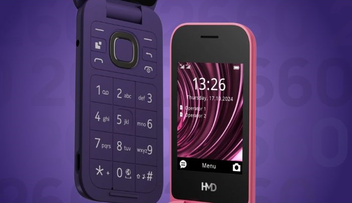 telefonul HMD 2660 Flip este usor de folosit