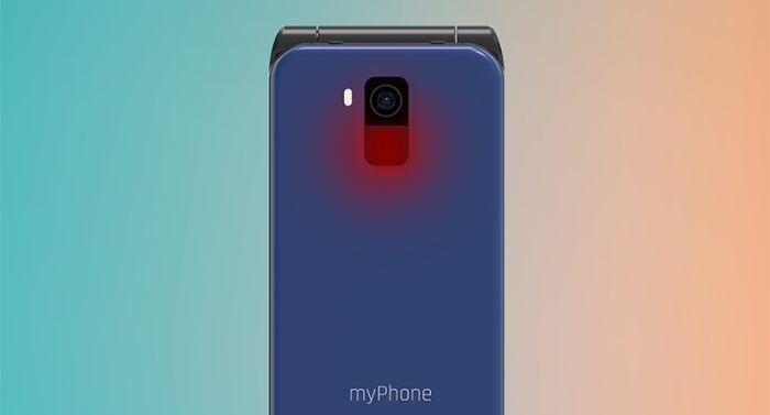 myPhone FLIP LTE, Dual SIM buton sos