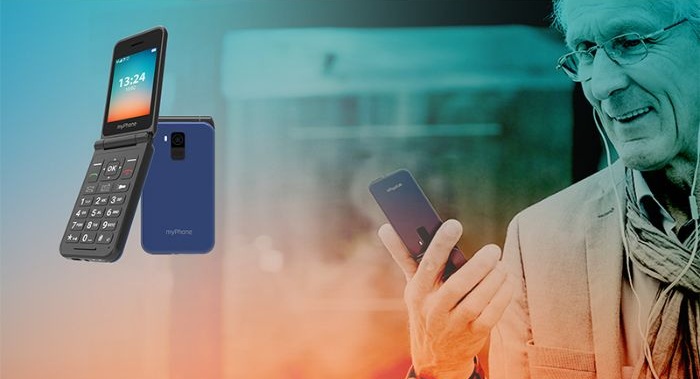 myPhone FLIP LTE, Dual SIM design modern