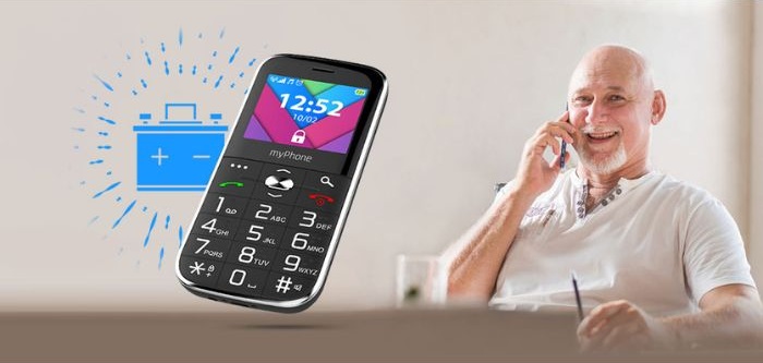 myphone halo c pentru seniori baterie de lunga durata
