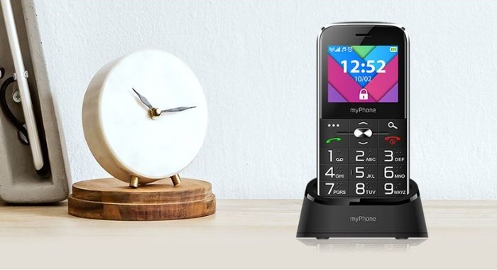 myphone halo c pentru seniori baza de incarcare