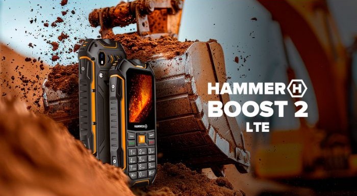 myPhone Hammer Boost 2 Dual SIM design modern