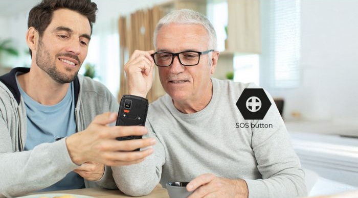 myPhone Hammer Horizon Dual SIM buton sos