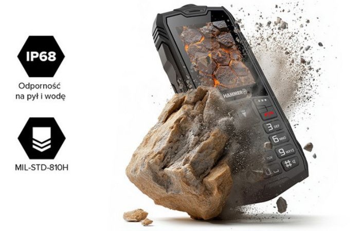 myPhone Hammer Dual SIM LTE rezistent la apa