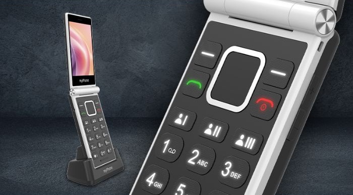 myPhone Tango 2 Flip LTE butoane mari