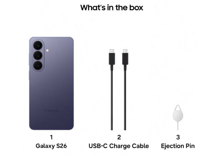 samsung galaxt s26 ce este in cutie