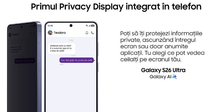 samsung galaxy s26 ultra privacy display