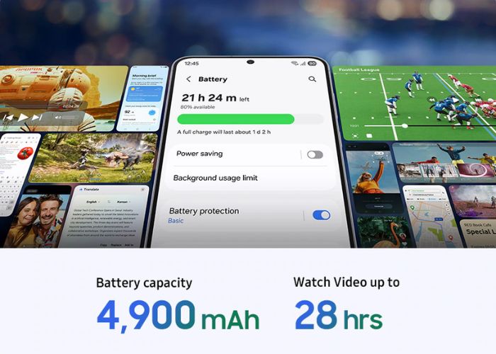 telefonul samsung galaxy s25 fe are o baterie care tine mai mult