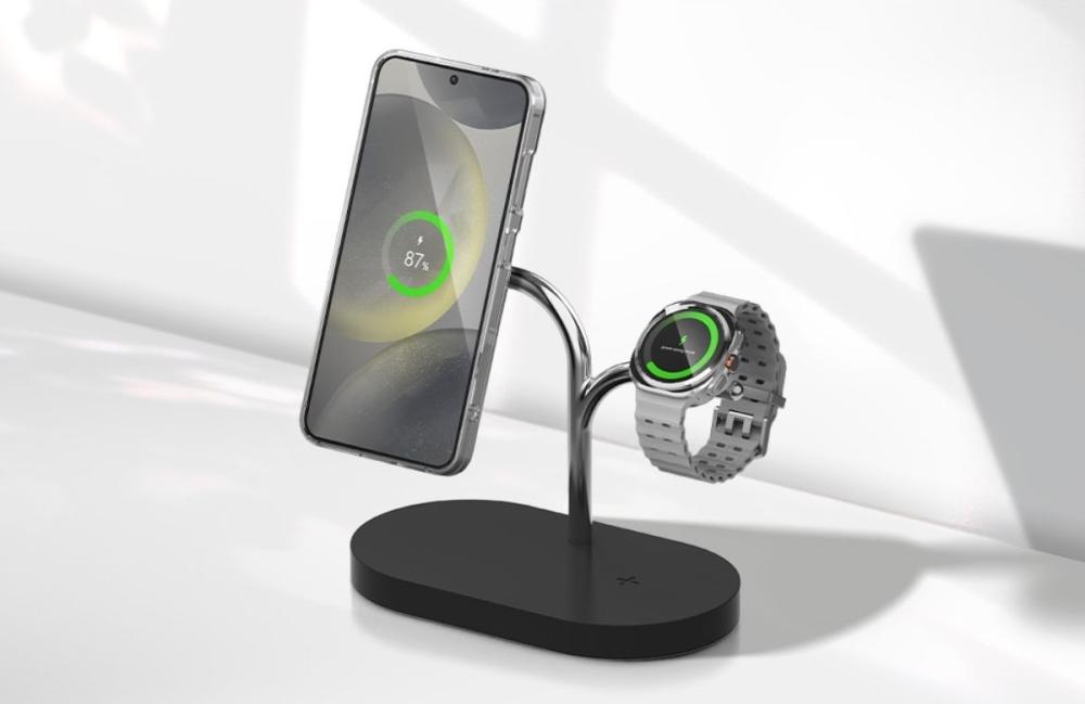 Datorita suportului magnetic a incarcatorului Samsung Wireless Charger Universal 3 Pad, ceasul inteligent se incarca ultra rapid.