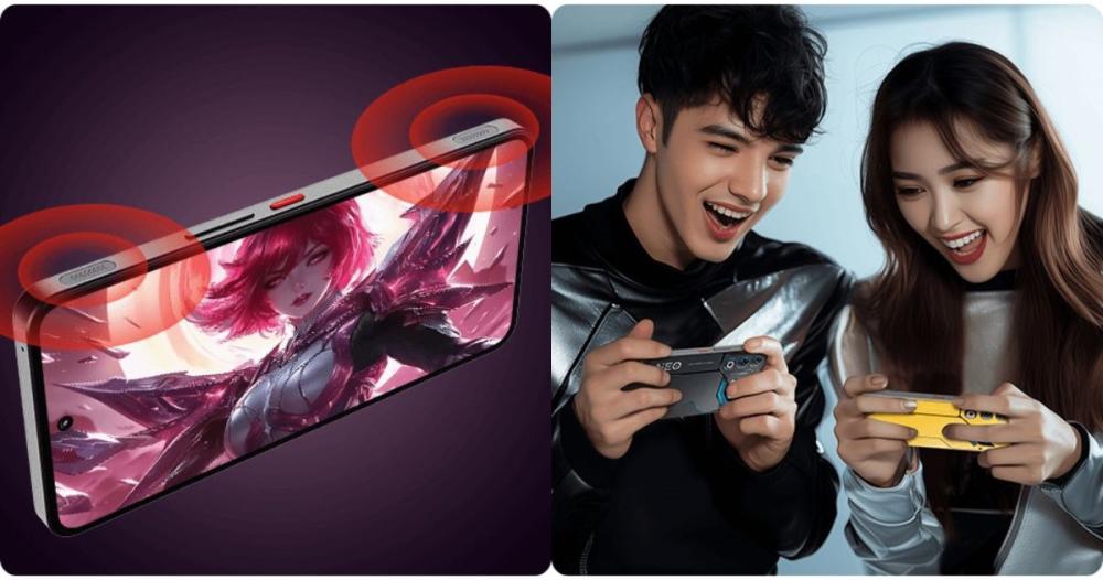  Declanșatoarele duble de gaming ale telefonului ZTE nubia NEO 3 GT 5G, oferă precizie și control optimizat.