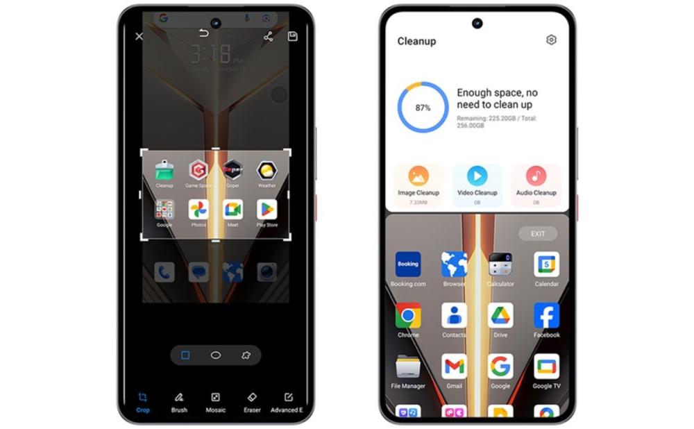 Telefonul ZTE nubia NEO 3 GT 5G, economisește timp prin capturi parțiale de ecran sau mod split-screen, realizate simplu și rapid folosind gesturi intuitive cu trei degete. 