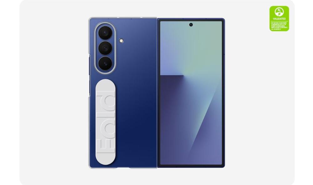 Husa Clear Grip Samsung este transparentă și rezistentă.