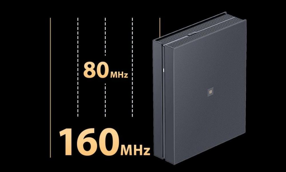 Routerul wireless ZTE T5400 AX5300 Wi-Fi 6 dispune de banda de 160 MHz, dublă față de generațiile anterioare.