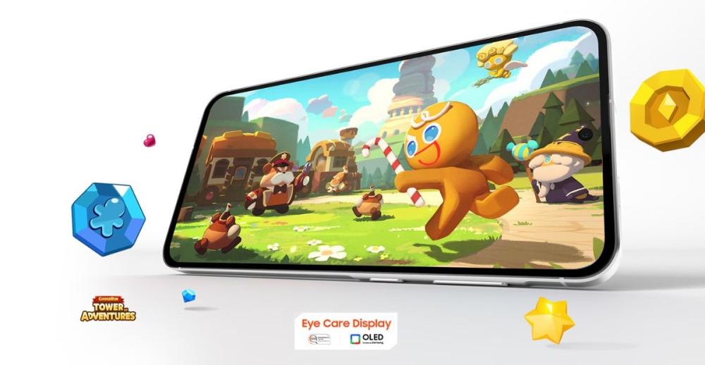 Samsung Galaxy A56 5G Dual SIM are ecranul de 6,7" FHD+ Super AMOLED și luminozitate maximă.