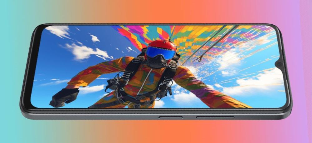 Ecranul mare de 6.6 inch a telefonului ZTE Blade A34 4G Dual SIM 64GB are culori vibrante si clare.