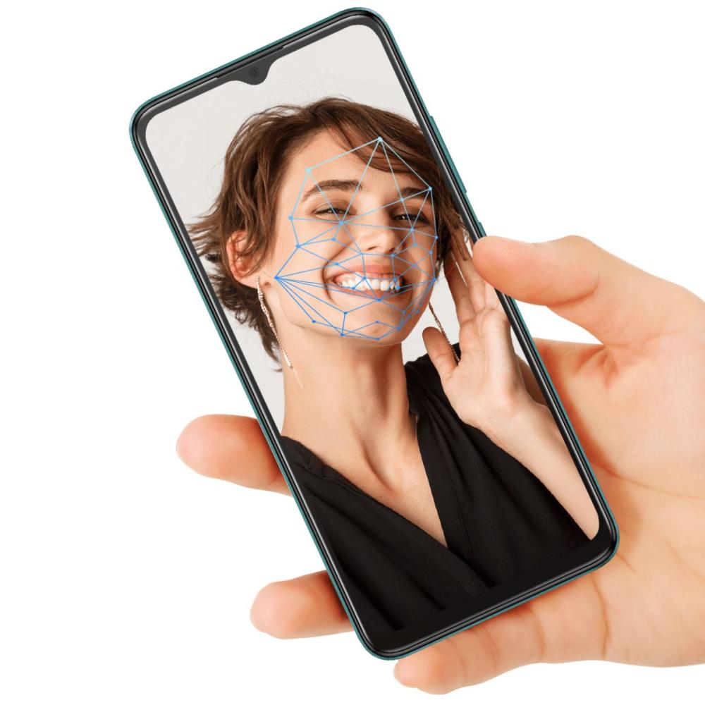Accesează rapid telefonul ZTE Blade A34 4G Dual SIM 64GB cu ajutorul recunoașterii faciale.