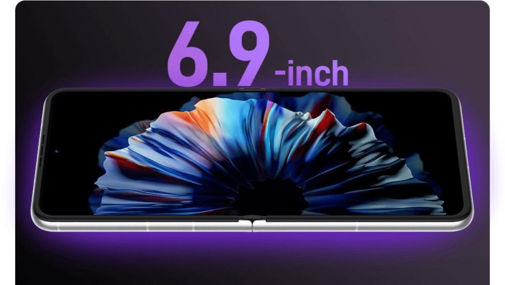 ZTE nubia FLIP 2 5G are ecranul principal AMOLED cu densitate 443PPI, rată de refresh de 120Hz și luminozitate maximă de 1200 nits.