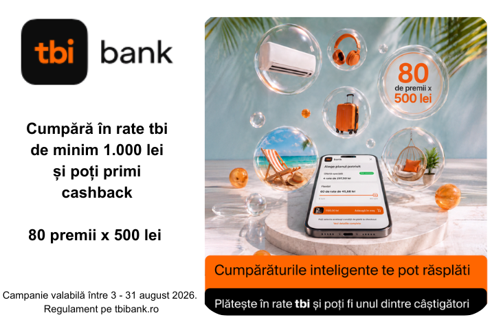 cumpara inteligent cu tbi bank si castigi cashback
