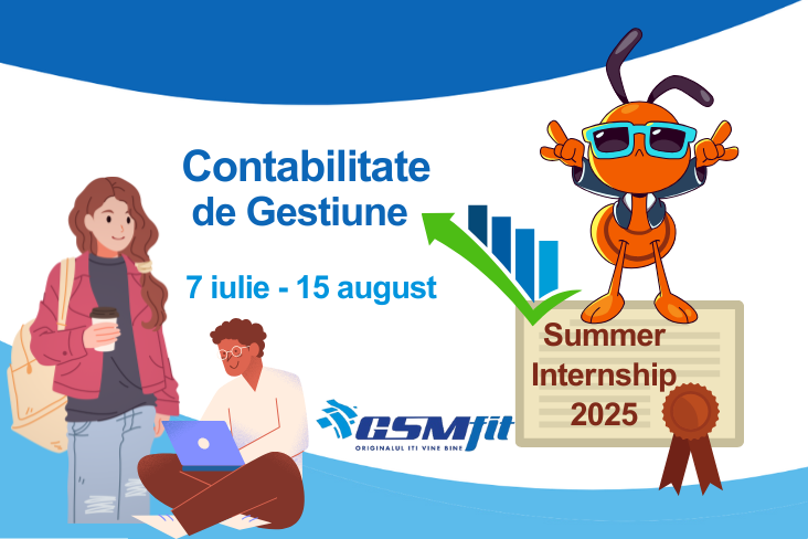 internship de contabilitate de gestiune la GSMfit in vara 2025