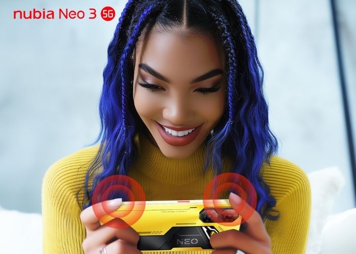 telefonul zte nubia neo 3 are declansatoare duale pentru controlul precis al jocului