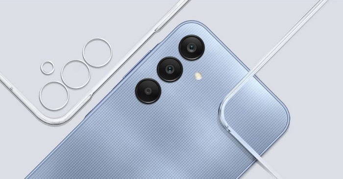 husa clear samsung galaxy a25 5g este subtire si transparenta