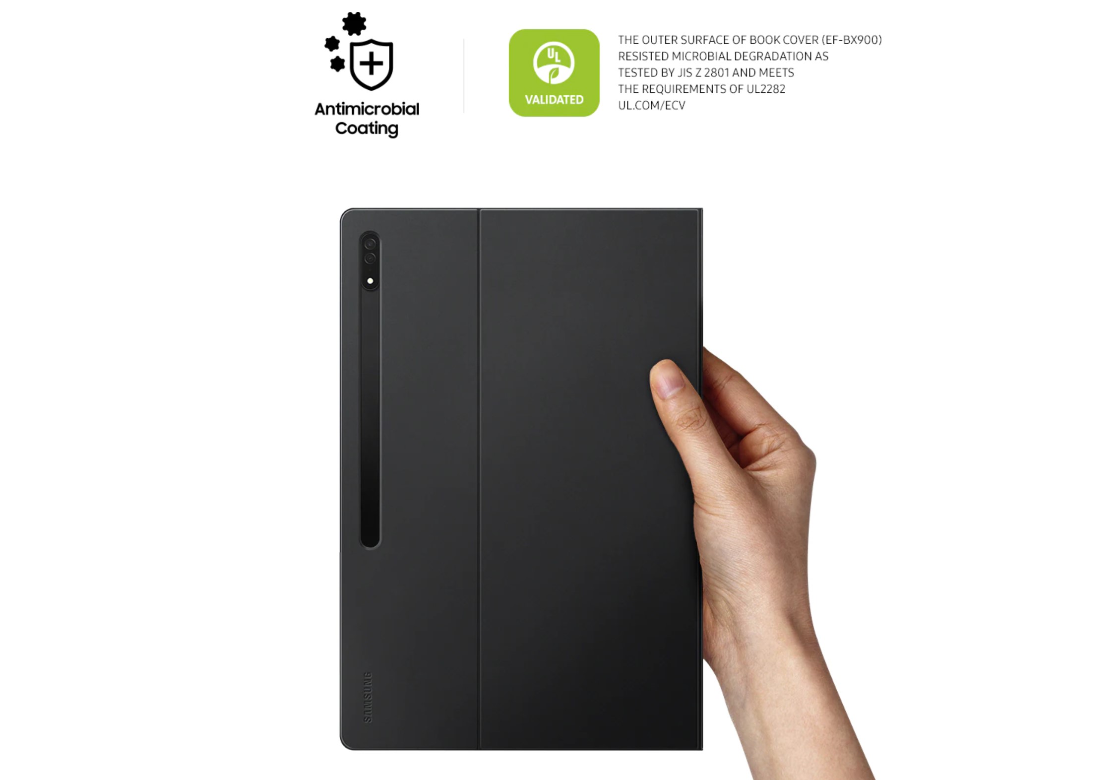 bookcover samsung galaxy tab s8 ultra x900 x906 strat antimicrobian