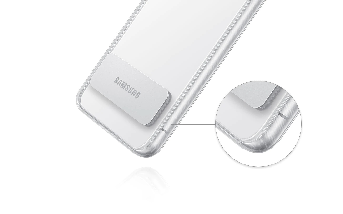 husa clear standing samsung galaxy s22 5g s901 protectie colturi