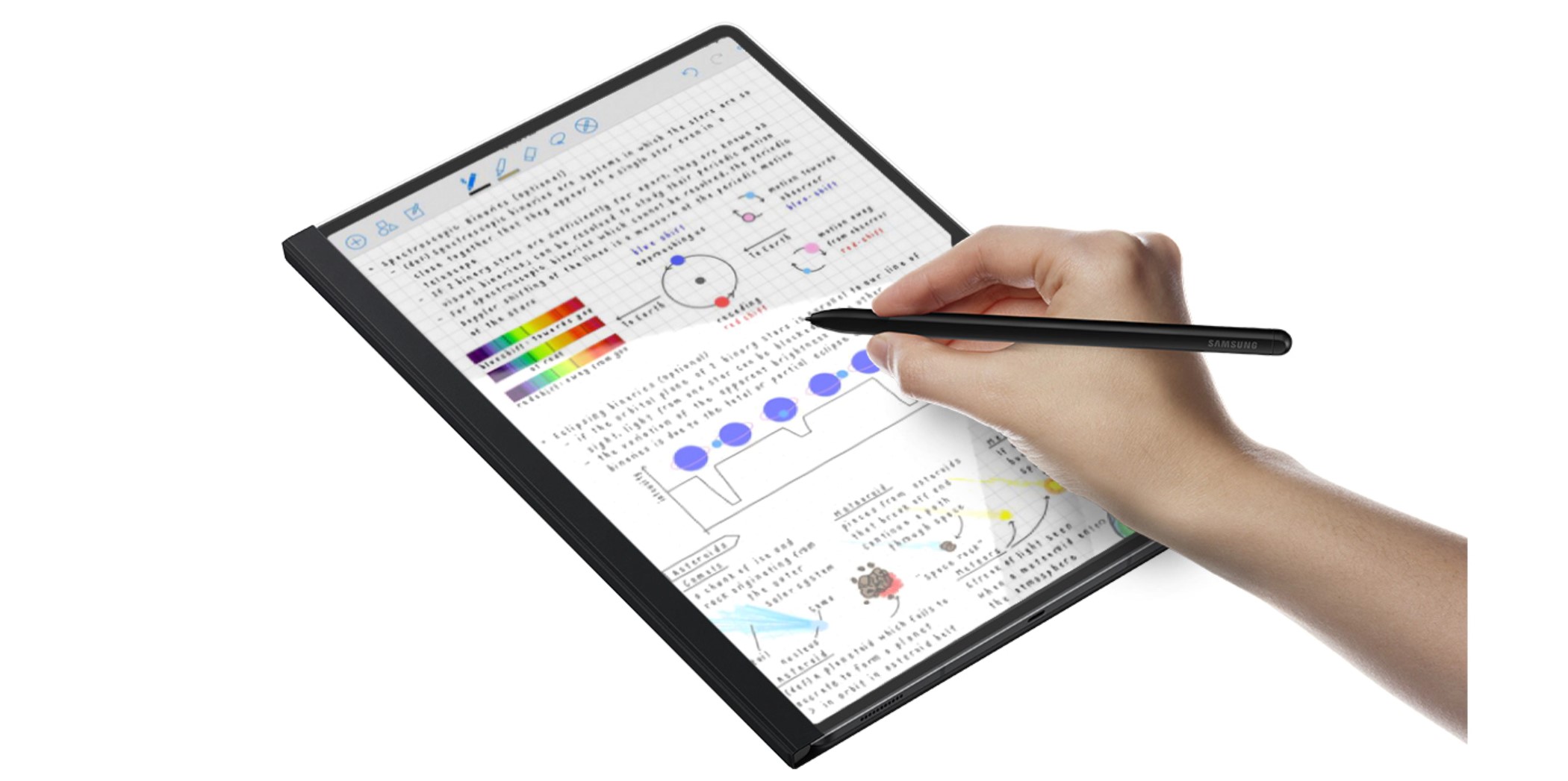husa note view samsung galaxy tab s8 ultra experienta de scriere naturala