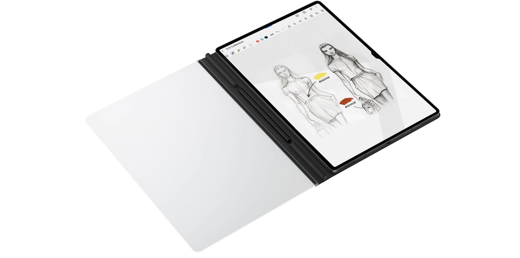 husa note view samsung galaxy tab s8 ultra husa tip carte