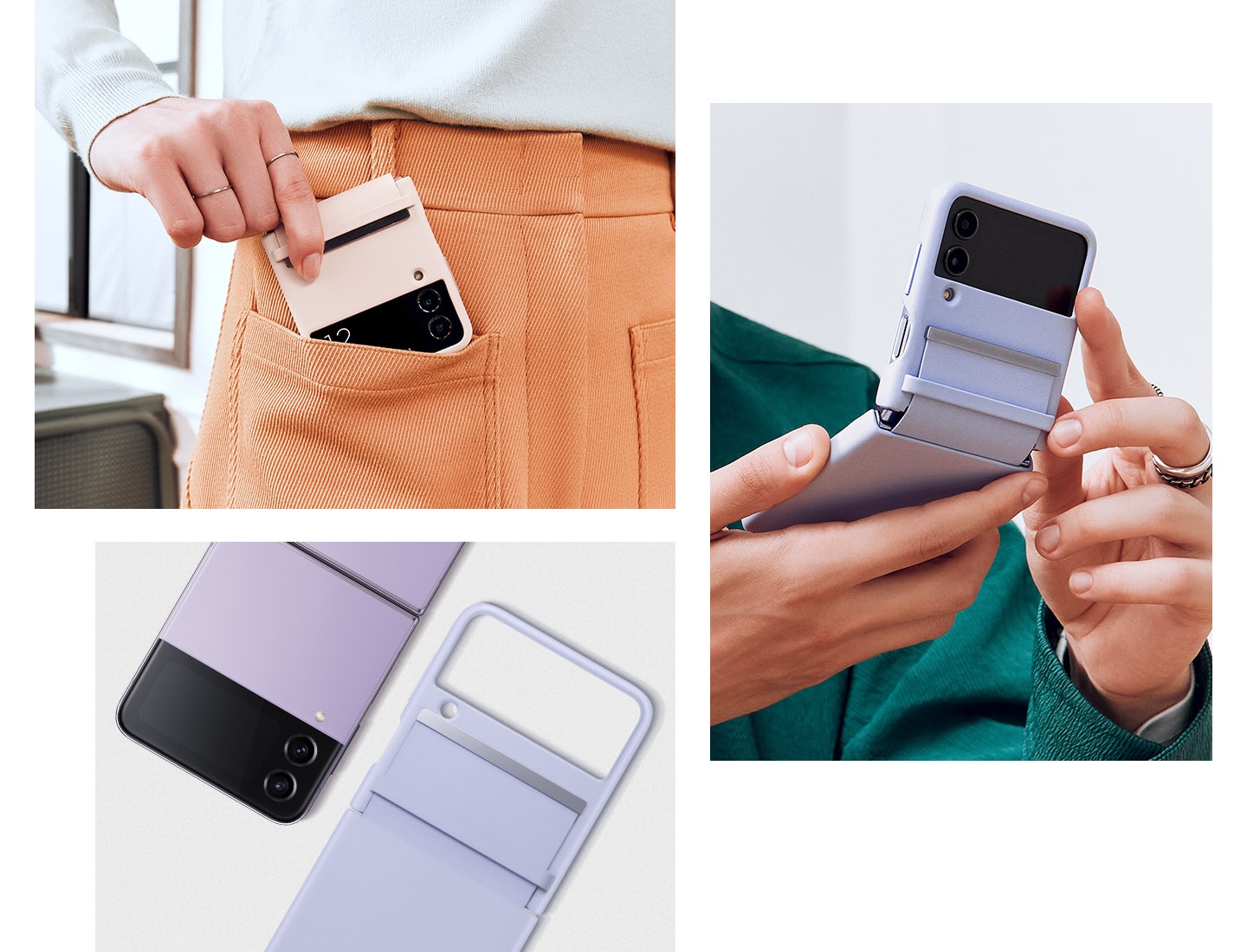 husa piele cu clapeta samsung galaxy z flip4 buzunar uz zilnic