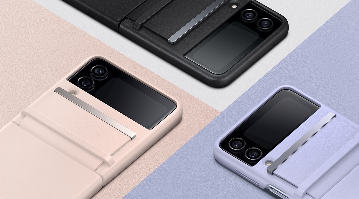 husa piele cu clapeta samsung galaxy z flip4 culori disponibile