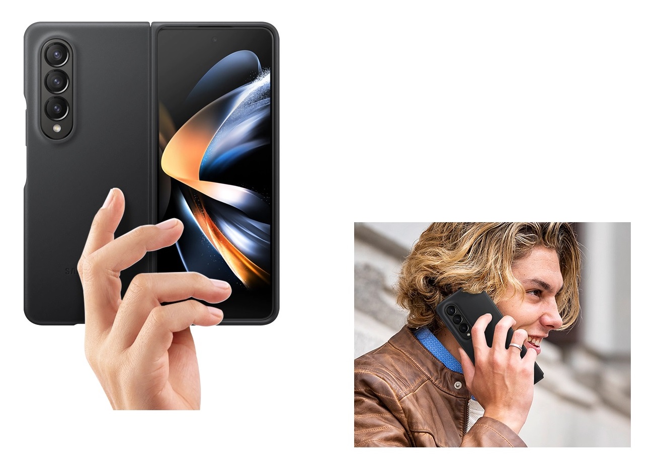 husa piele samsung galaxy z fold 4 f936 maiestrie atingere design