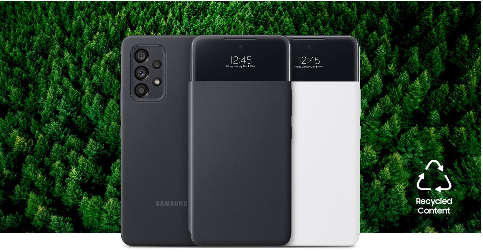 husa view wallet samsung galaxy a53 5g a536 mediu protejat