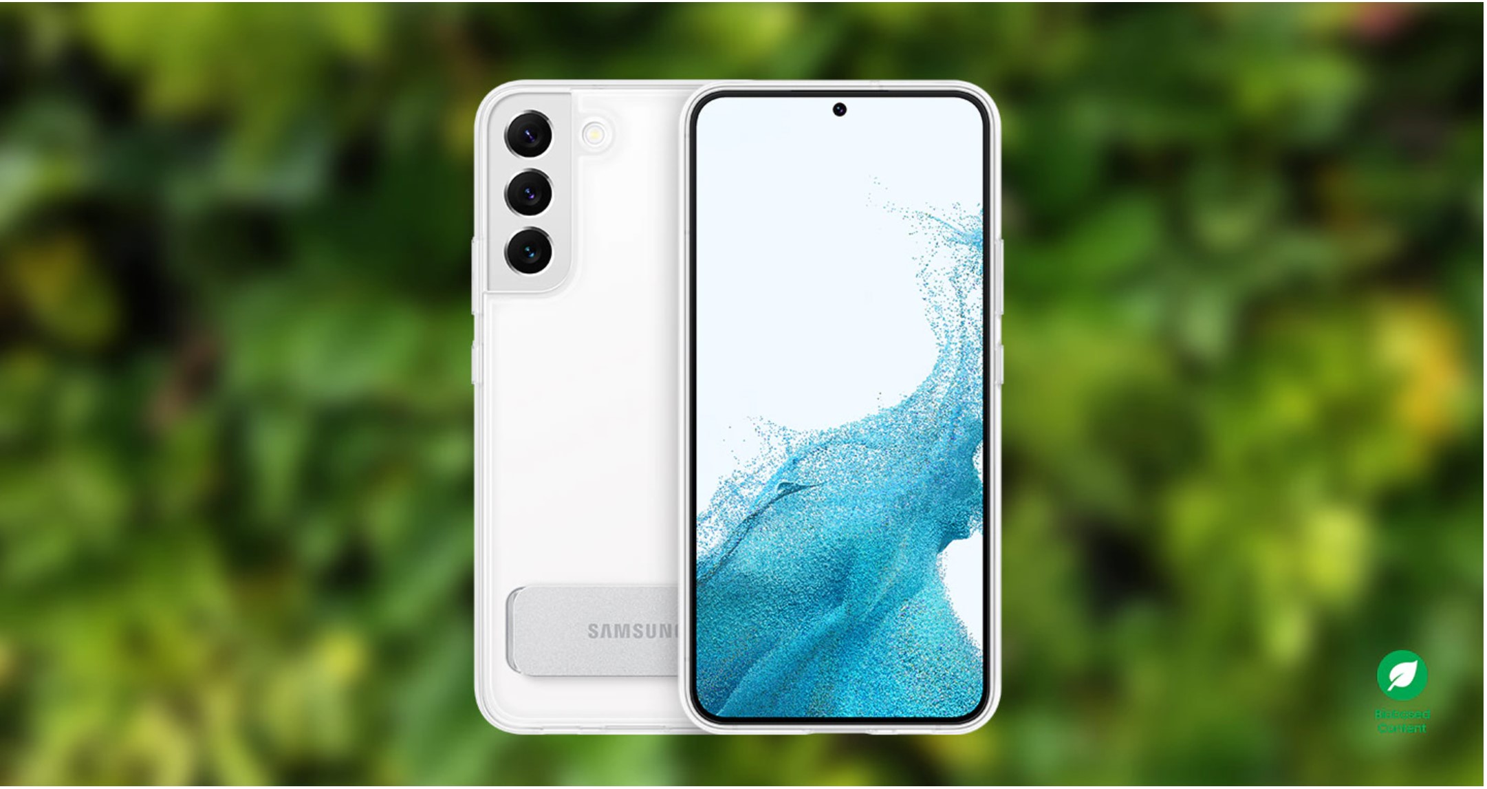 husa clear standing samsung galaxy s22+ s906 material bio