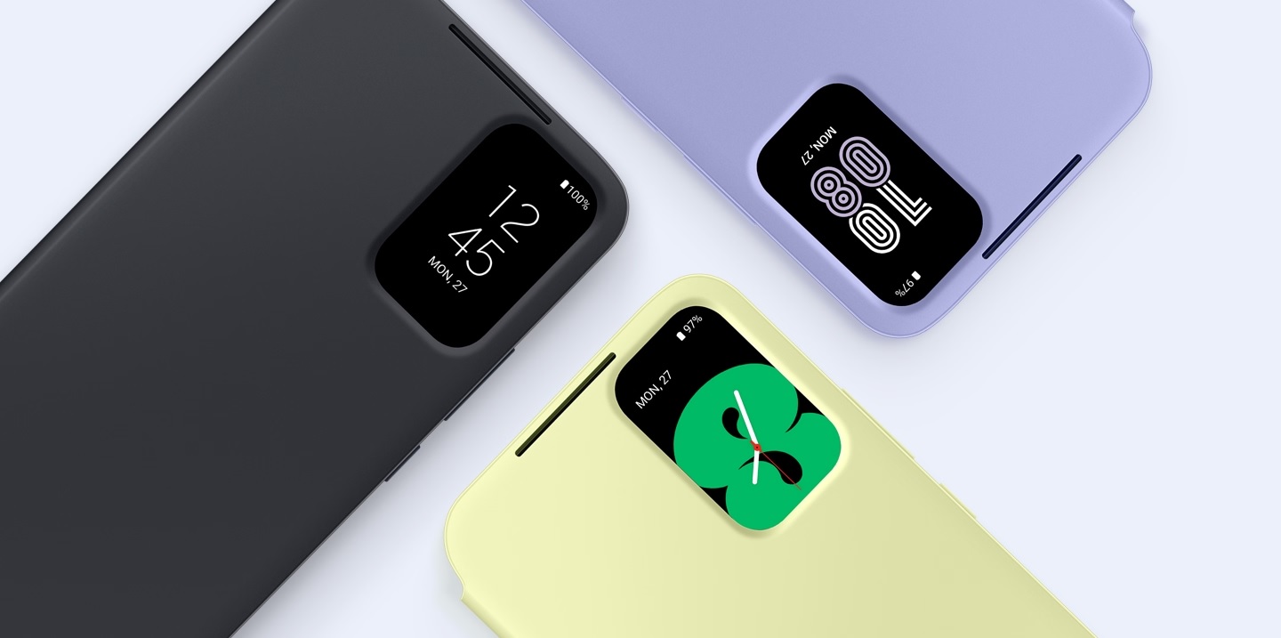 husa smart view wallet trei culori atractive